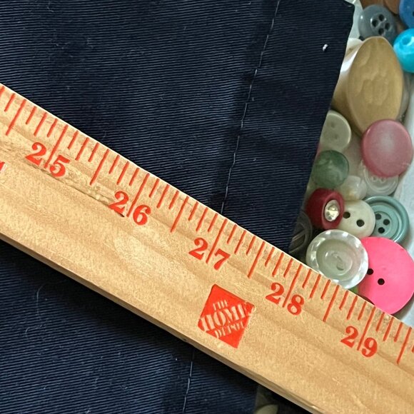 5.11 Tactical Series Cargo Utility Pants Size 38 Solid Navy Blue Polyester Blend - Picture 6 of 10